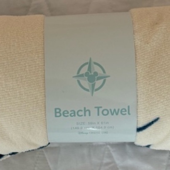 Disney Cruise Line Castaway Club Mickey Mouse Beach Towel round - Picture 3 of 3